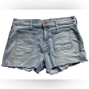 Mother The Patchie denim Short light wash size women’s 32